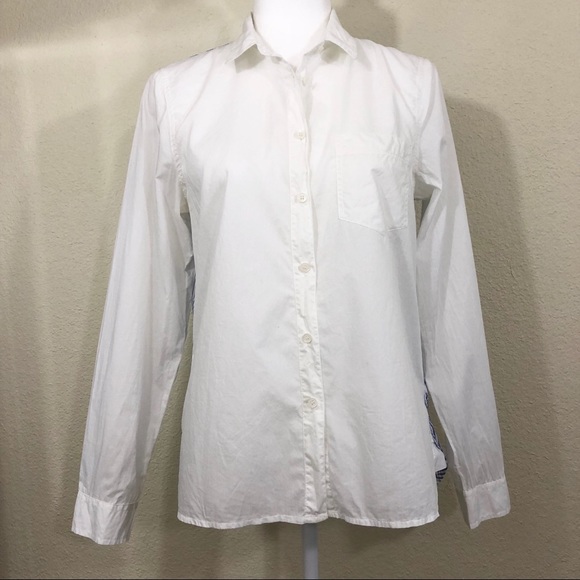 Madewell polka dot button down top size medium - Picture 2 of 8